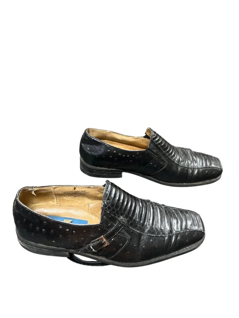 Giorgio Brutini mens brown leather monk strap dress shoes sz 9M SKU 10-553